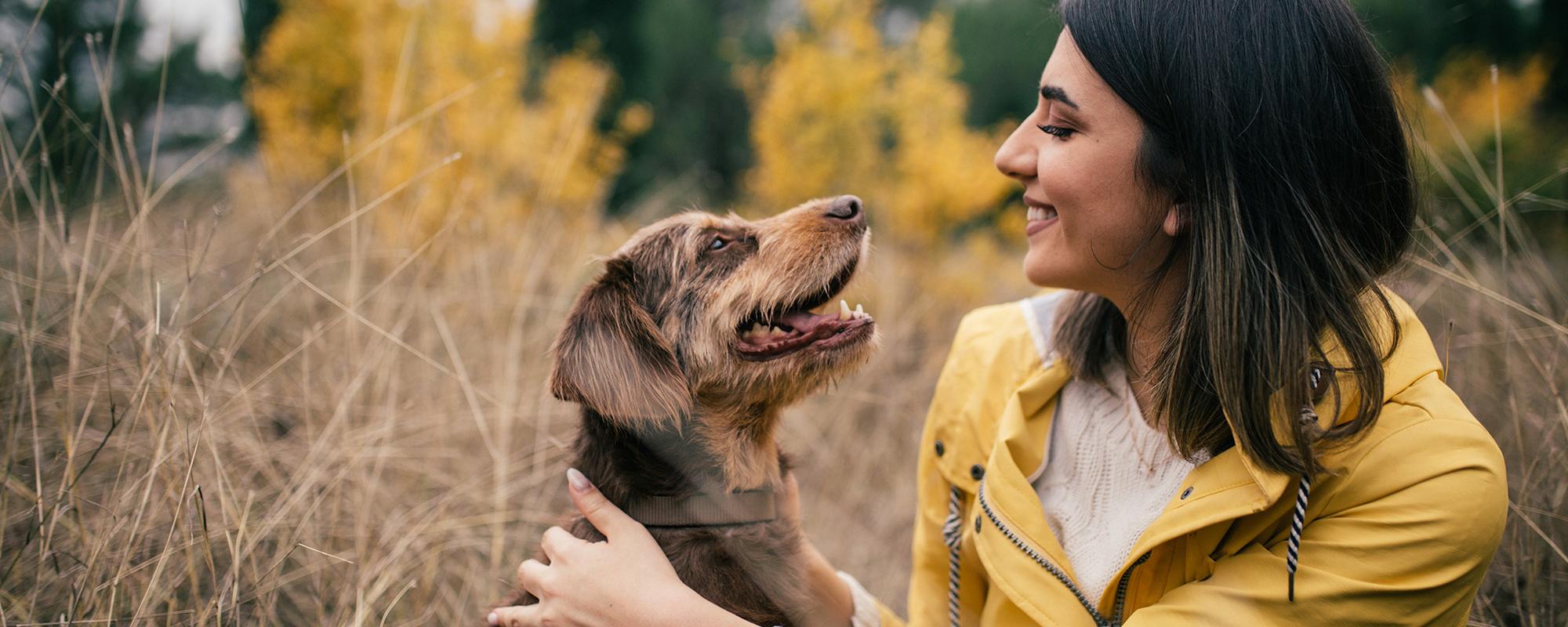 frau mit hund welches haustier passt denn überhaupt zu mir?