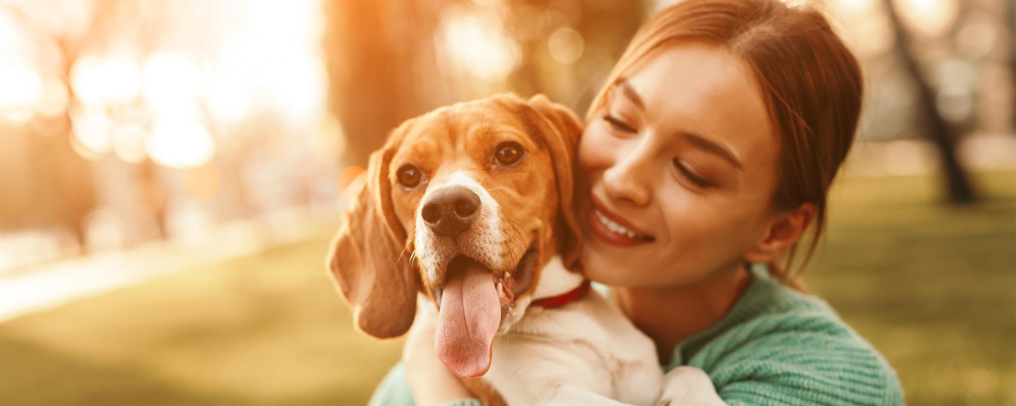 frau mit hund Ist ein Hund das richtige Haustier für mich?