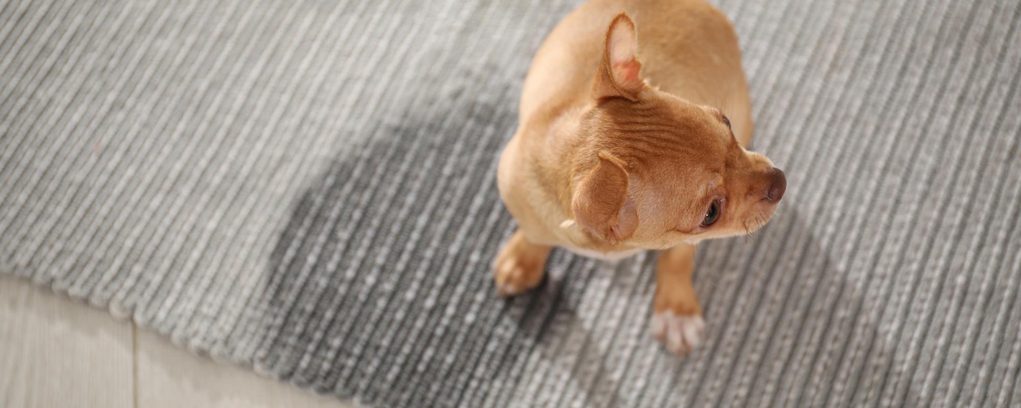 Inkontinenz bei älteren Hunden ist weit verbreitet